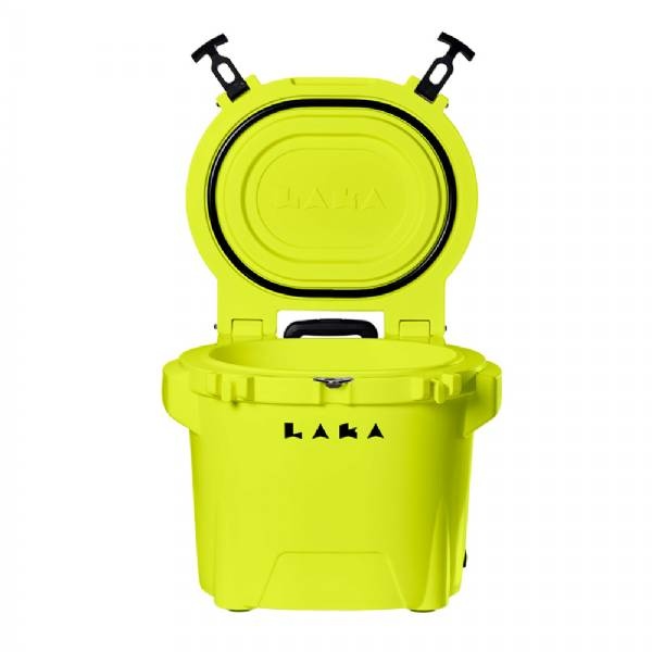 Laka Coolers 30 Qt Cooler W/Telescoping Handle And Wheels - Yellow