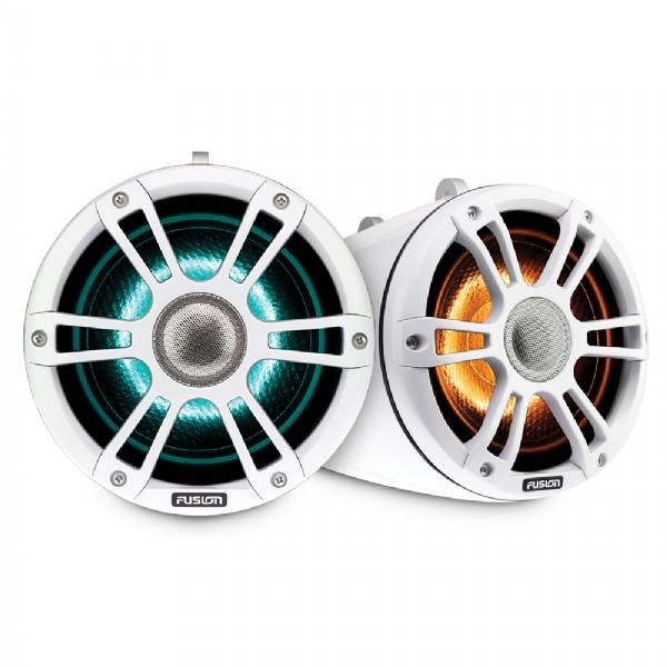Fusion Sg-Flt652spw 6.5 In Tower Speaker White With Crgbw Lighting