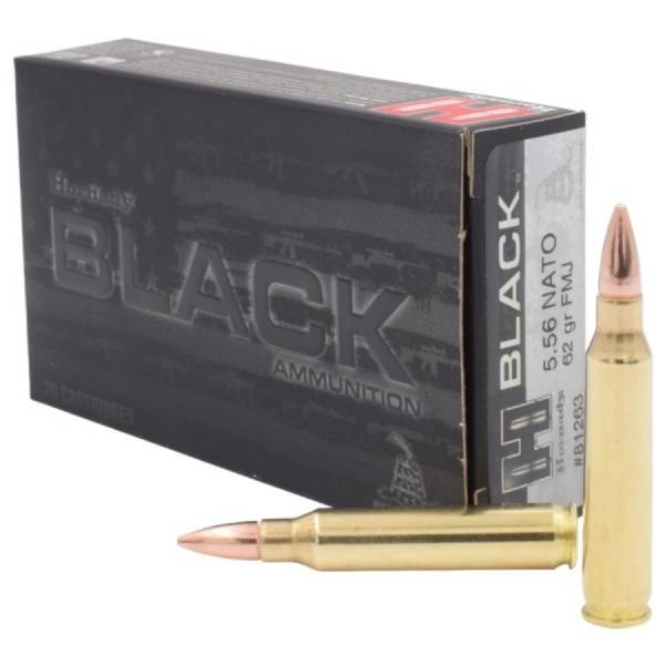 Hornady Hrndy Black 556Nato 62Gr Fmj 20/200