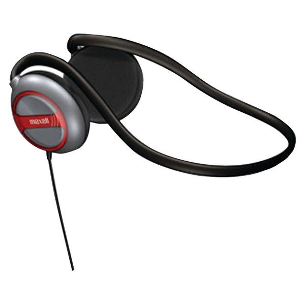 Maxell Behind-The-Neck Stereo Headphones With Swivel Ear Cups