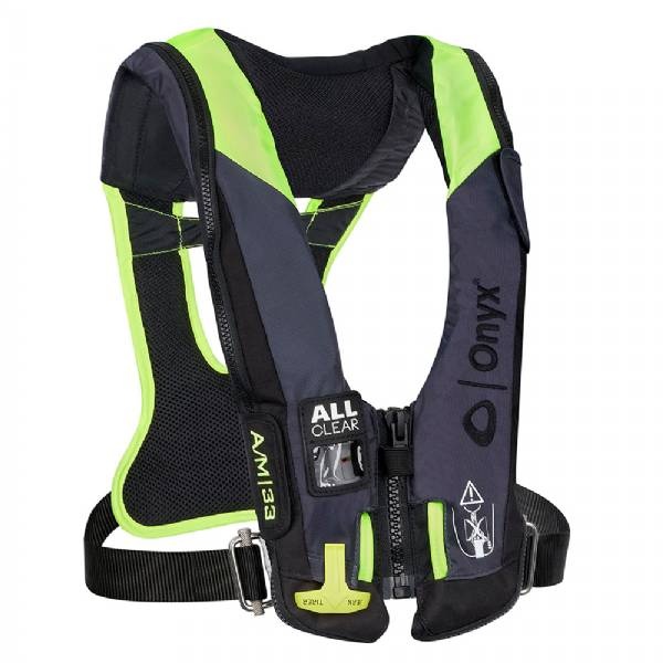 Onyx Impulse A/M 33 All Clear W/Harness Auto/Manual Inflatable Life