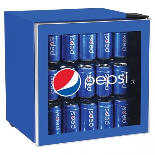 Pepsi 1.8 Cubic-Foot Compact Refrigerator With Glass Door