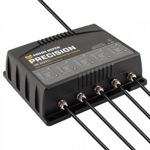 Minn Kota On-Board Precision Charger Mk-550 Pcl 5 Bank X 10 Amp Li Optim