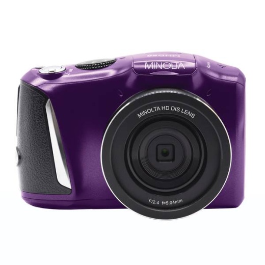 Minolta Mnd50 16X Digital Zoom 48 Mp/4K Ultra Hd Digital Camera (Purple)