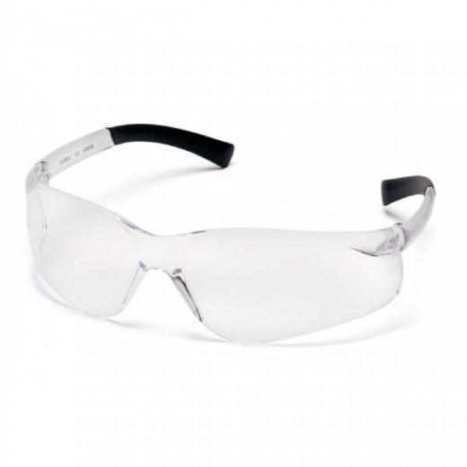 Pyramex Ztek Safety Glasses - Clear Frame Clear Antifog Lens