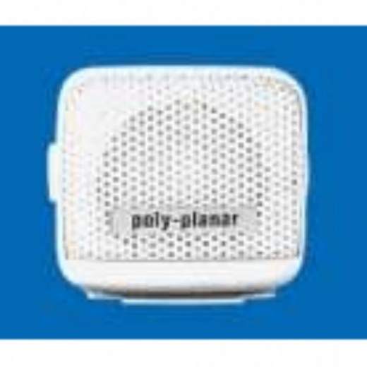Poly-Planar MB-21 Spkr White 2 1/2 VHF Remote Speaker