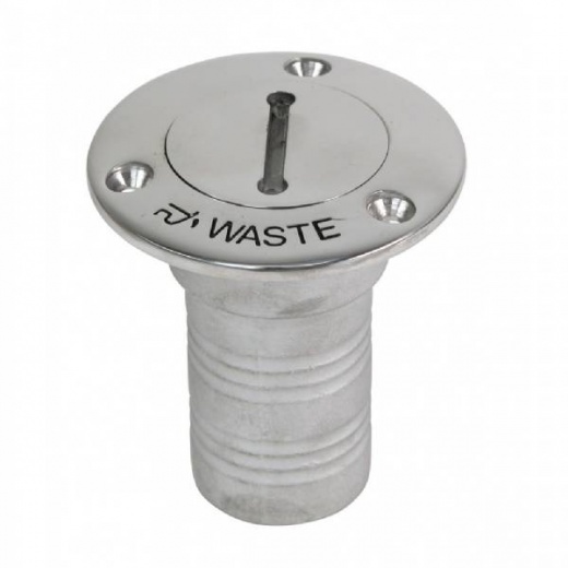 Whitecap Tapered Hose Deck Fill - 1-1/2 Inch - Waste