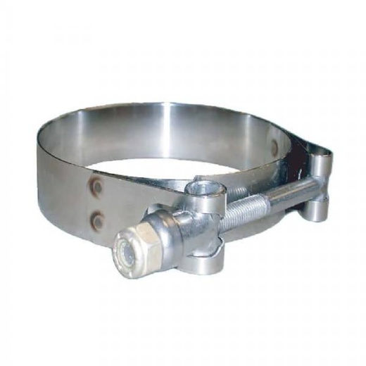 Trident Marine 316 SS T-Bolt Clamp - 3/4 in Band - 1.28 in-1.59 in Range - 10-Pack