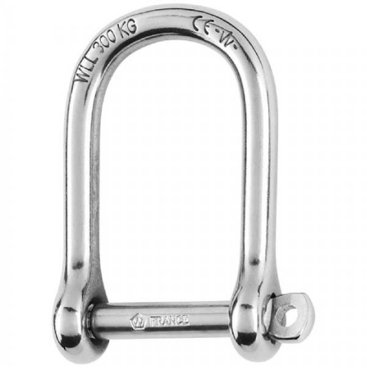 Wichard Self-Locking Large Opening Shackle - 6Mm Diameter - 1/4 In