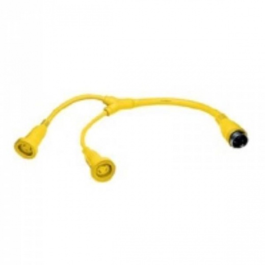 Hubbell HBL64CM54 Adapter 2 30A Female Ends - 50A 250