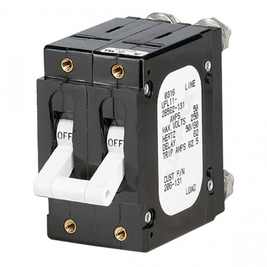 Paneltronics Ftcft Frame Magnetic Circuit Breaker - 60 Amp - Double Pole