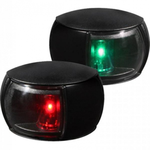 Hella Nav Light LED, Pair, 2Nm, Clear Lens, Black