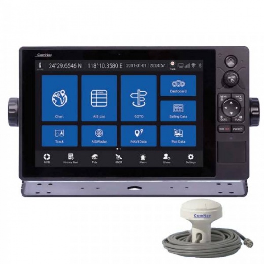 Comnav Marine M10 DGPS Chartplotter with Integrated Class B AIS Transceiver