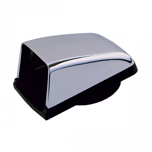Perko Chromalex Cowl Vent - 3 Inch Duct - Chrome Plated Zinc