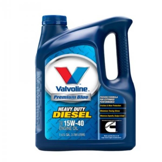 Valvoline Valvo Premium Blue 1 Gal - SAE 15W-40 Motor Oil for Diesel Engines