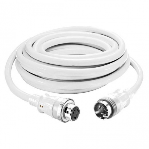 Hubbell White 50Amp Cable W/Led 25Ft
