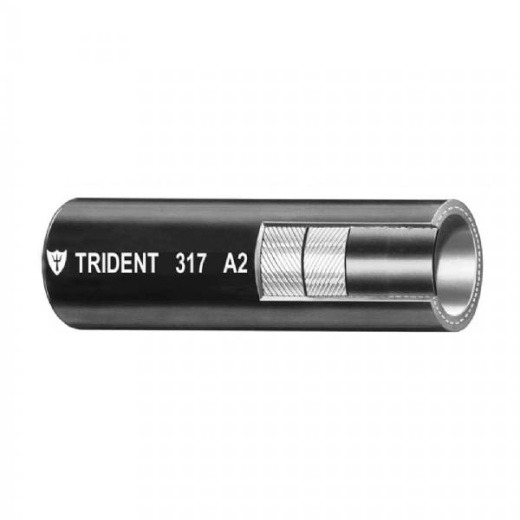 Trident Marine 5/8 In X 50 Ft Boxed A2 Fuel And Vent Line Hose - Black