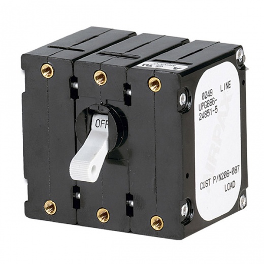 Paneltronics Breaker 50 Amps W/Reverse Polarity Trip Coil - White