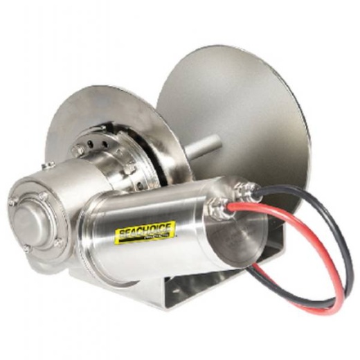 Seachoice 4000Sss Drum Winch No Chan/Rop - Deluxe Stainless Steel Drum Winch
