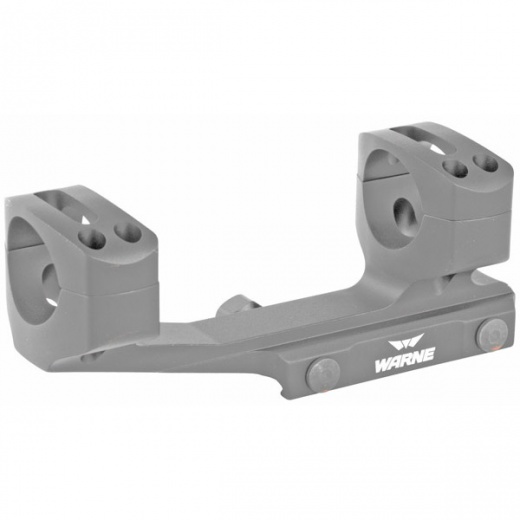 Warne Gen 2 Extended Skeleton 1" Gray Scope Mount
