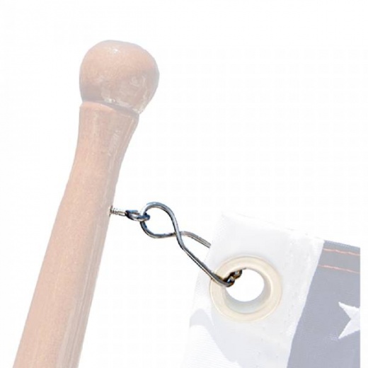 Taylor Made Skipper Flag Clips with SS Screw Eyes (4PK)