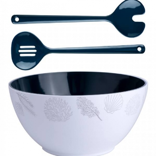 Marine Business Melamine Salad Bowl And Servers - Living