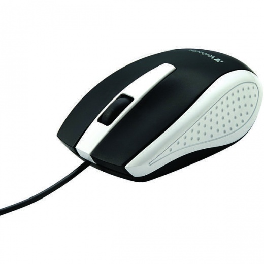 Verbatim Corded Notebook Optical Mouse (White)