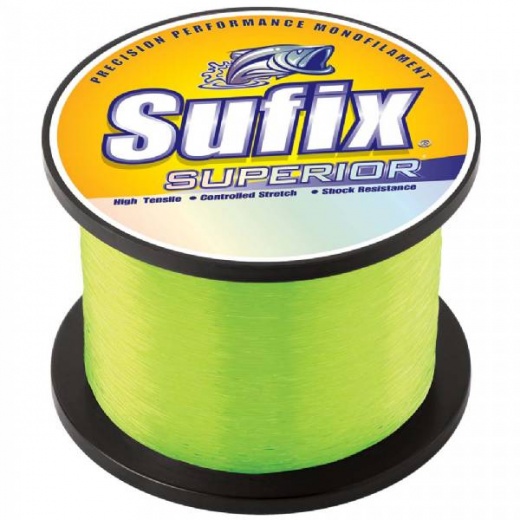 Sufix Superior 100Lb 2405Yds Hi-Vis Yellow Monofilament
