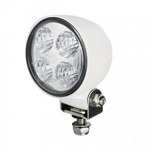 Hella Module 70 Gen 3 LED Floodlight - White Housing - Long Range - 800 Lumens