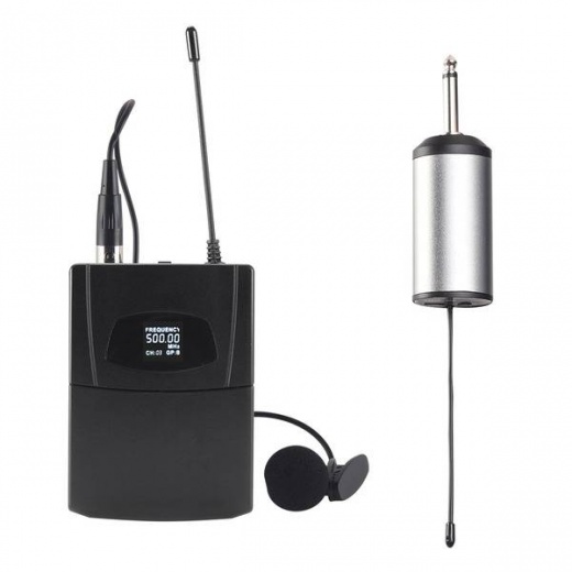 Blackmore Pro Audio Portable Dynamic Lapel Wireless UHF Microphone System
