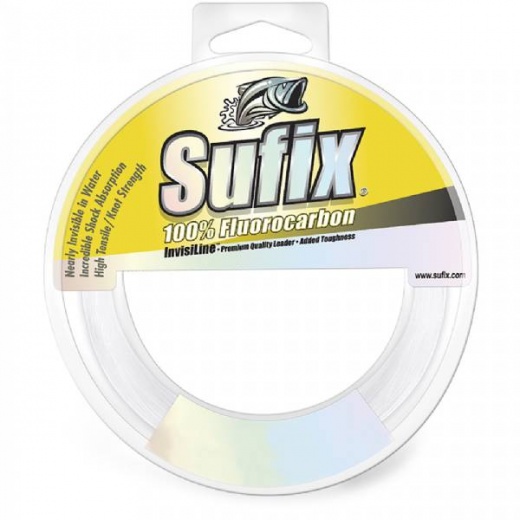 Sufix 100% Fluorcarbon Invisiline Leader 50Lb 110Yd