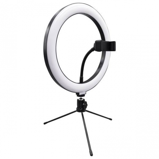 Supersonic Pro Live Stream 10-Inch Led Selfie Rgb Ring Light with Tabletop Stand