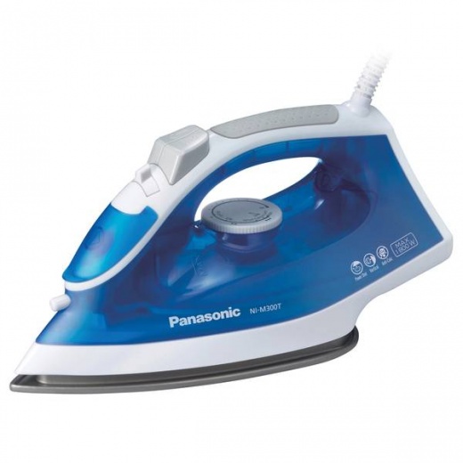 Panasonic 1,500-Watt Steam-Circulating Iron with Curved Nonstick Titanium-Coated Soleplate