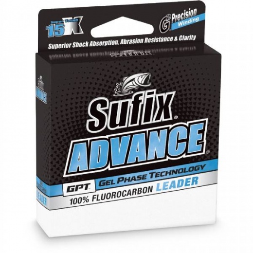 Sufix Advance Fluorocarbon Leader 40 Lb Clear