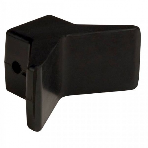 C.E. Smith Bow Y-Stop - 3Inch X 3Inch - Black Natural Rubber