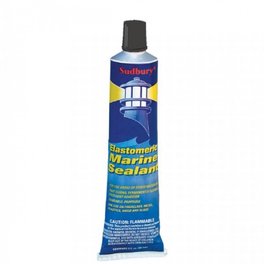Sudbury Elastometric 3 Oz (89Ml) Sealant Tube - Black