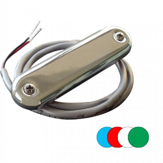 Shadow-Caster Courtesy Light with 2ft Lead Wire - 316 SS Cover - RGB Multi-Color