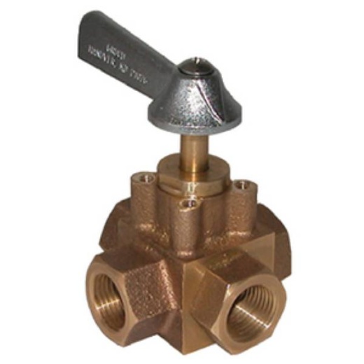Groco 1 Fuel Selector Valve, 4-Way