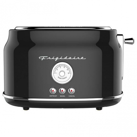 Frigidaire 2-Slice 900-Watt Retro Stainless Steel Toaster (Black)