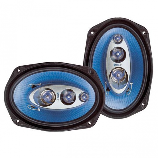 Pyle Blue Label 6-Inch x 9-Inch 400-Watt-Max 4-Way Coaxial Speakers