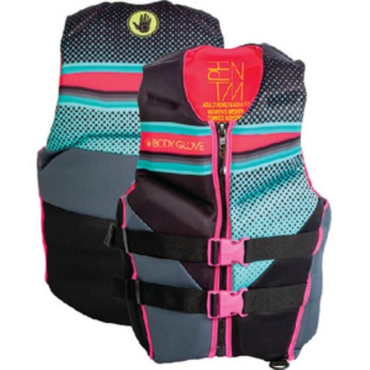 Body Glove Women's Phantom PFD Life Jacket - Aqua/Pink M