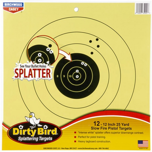 Birchwood Casey B/C Dirty Bird 25Yd Pistol 12-12"