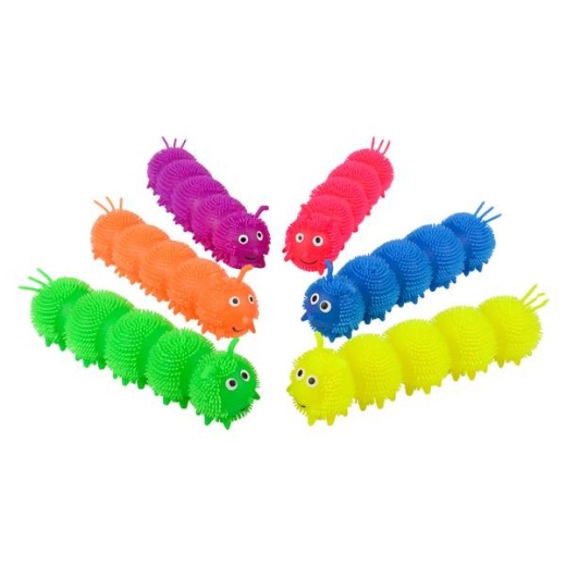 The Toy Network 7.5 Inch Puffer Caterpillar - Soft and Cuddly Companion