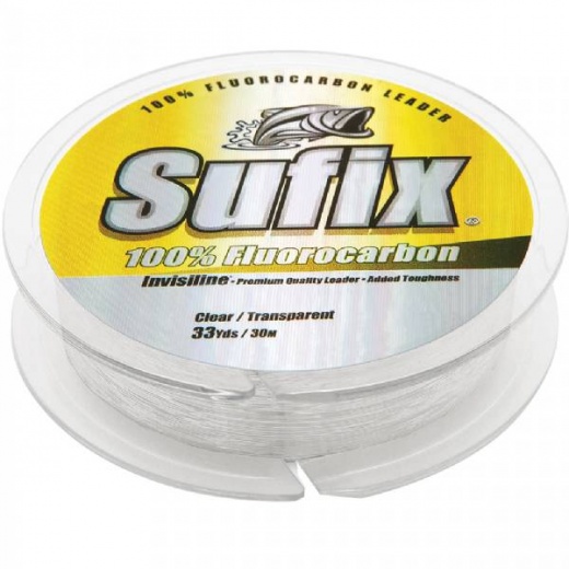 Sufix 100% Fluorocarbon Invisiline Leader 50Lb 33Yd