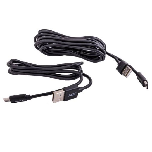 Mobilespec 4Ft, 8Ft USB-C(TM) to USB Cable Black