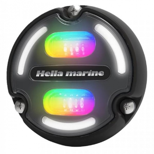 Hella A2 RGB Underwater Light - 3000 Lumens - Black Housing - Charcoal