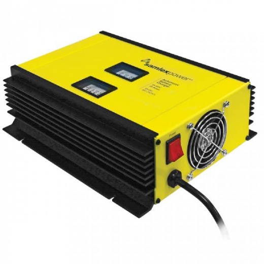 Samlex 25A Battery Charger - 24V - 2-Bank - 3-Stage w/Dip Switch and Lugs