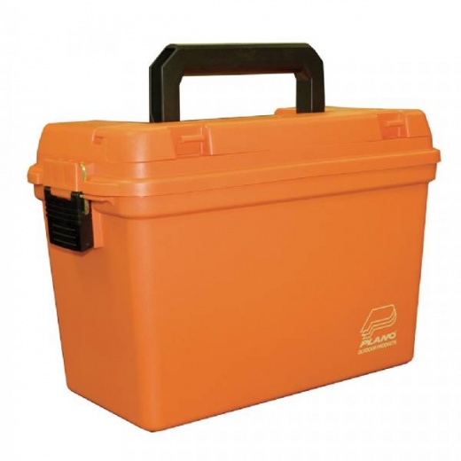 Plano Deep Emergency Dry Storage Supply Box W/Tray - Orange
