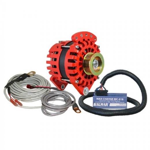 Balmar Alternator 170 Amp Kit 12V 3.15 In Dual Foot Saddle K6 Pulley