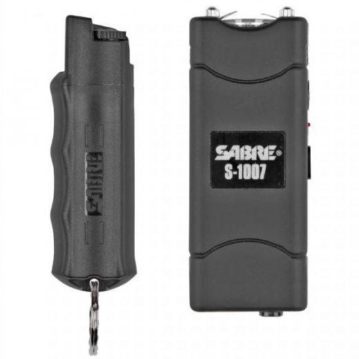 Sabre S-1007-BK HCBK-23OC Stun Gun and Pepper Spray Package